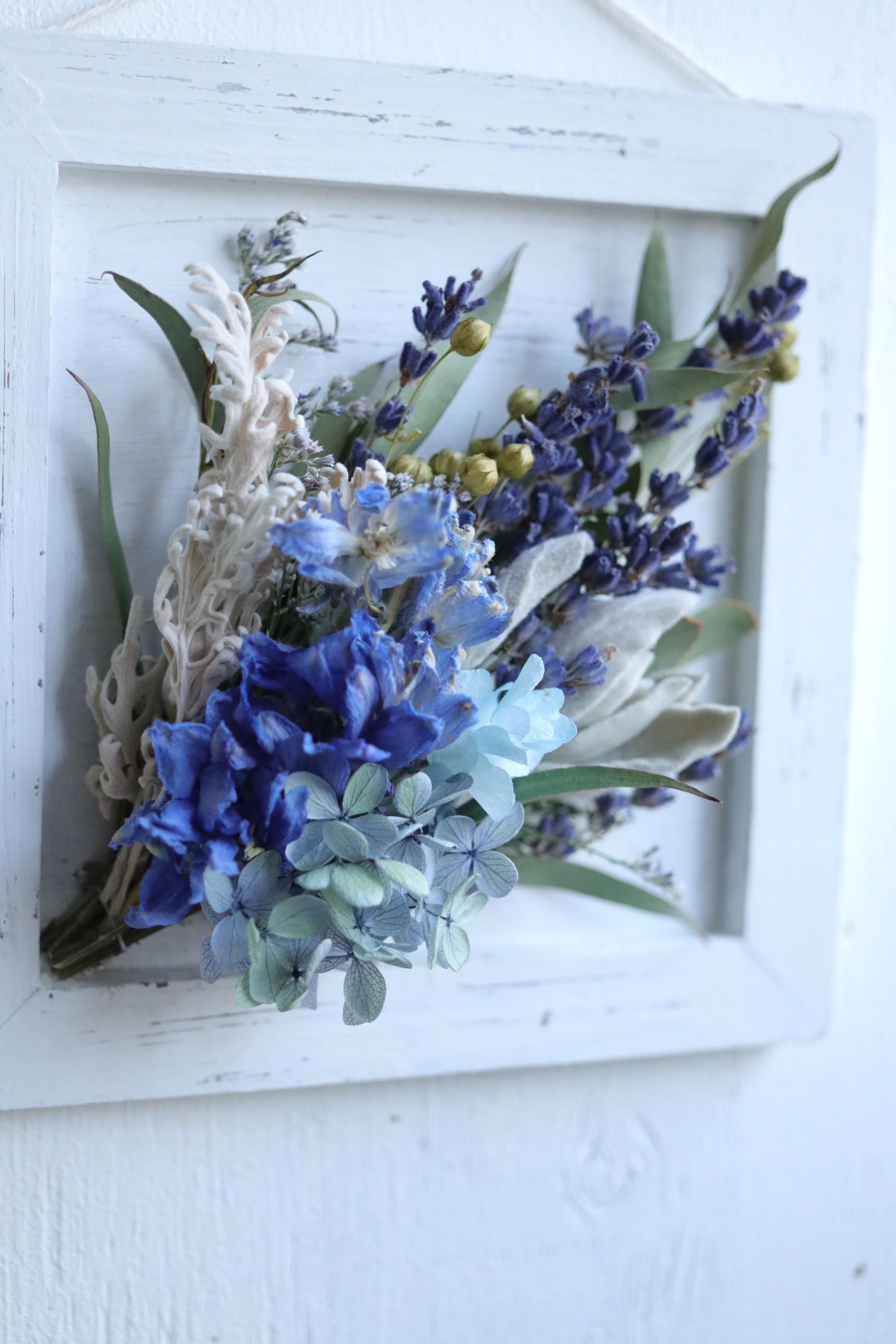 2wayウッドフレームアレンジ爽やかな青い花束を贈る〜母の日ギフト2026 | 7枚目